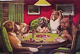 Dogs Playing Poker